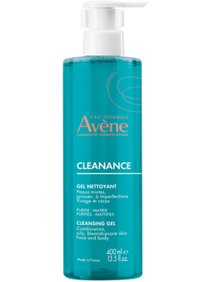 Avène Cleanance Gel Nettoyant Purifiant Matifiant 400ml