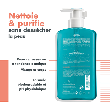 Avène Cleanance Gel Nettoyant Purifiant Matifiant 400ml