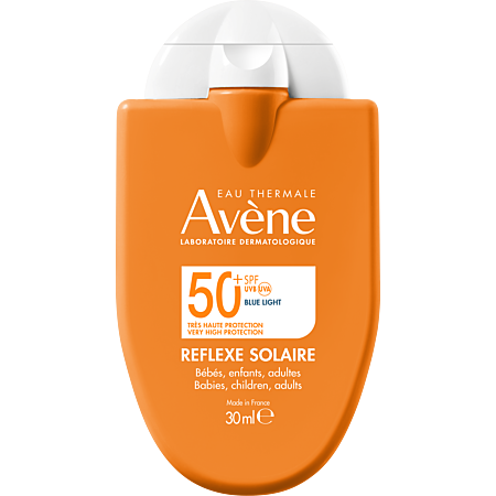 Solaire Reflexe 50+ UVB UVA Lumière Bleue HEV Peaux sensibles 30ml