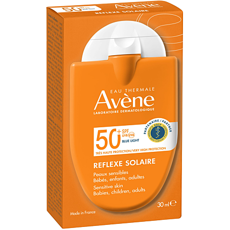 Solaire Reflexe 50+ UVB UVA Lumière Bleue HEV Peaux sensibles 30ml