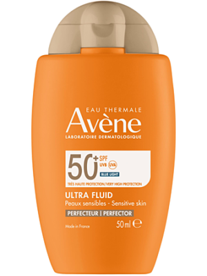 Eau Thermale Avène - Solaires Ultra Fluide Teinté SPF50+ UVB UVA Lumière Bleue 50ml