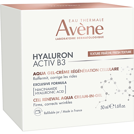 Eau Thermale Avène Aqua Gel-Crème Régénération Cellulaire - Hyaluron Activ B3 50ml