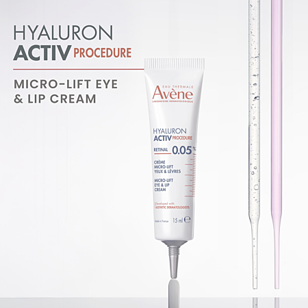 Eau Thermale Avène - Hyaluron Activ Procedure Crème Micro-Lift Yeux & Lèvres - 0.05% Rétinal 15ml