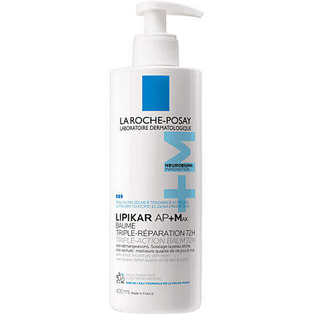 La Roche-Posay Lipikar AP+Max Baume Triple-Réparation 72h Flacon pompe 400ml
