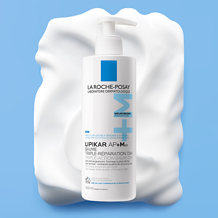 La Roche-Posay Lipikar AP+Max Baume Triple-Réparation 72h Flacon pompe 400ml