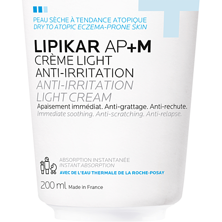 La Roche-Posay Lipikar AP+M Crème Light Anti-irritation Tube 200ml