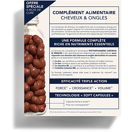 Phyto Phytophanere 4 mois de traitement lot 2x120 capsules