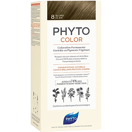 Phytocolor coloration permanente - 8 blond clair