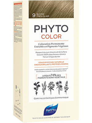 Phytocolor 9 blond très clair coloration permanente
