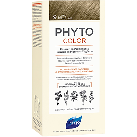 Phytocolor 9 blond très clair coloration permanente