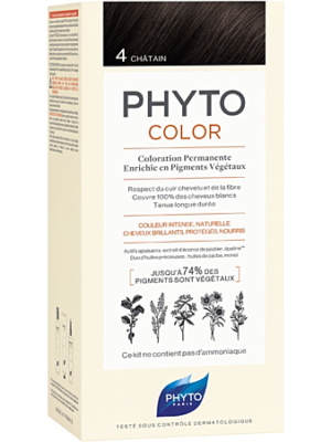 Phytocolor coloration permanente 4 chatain
