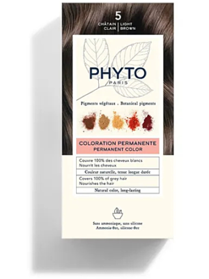 Coloration permanente couleur: chataîn clair