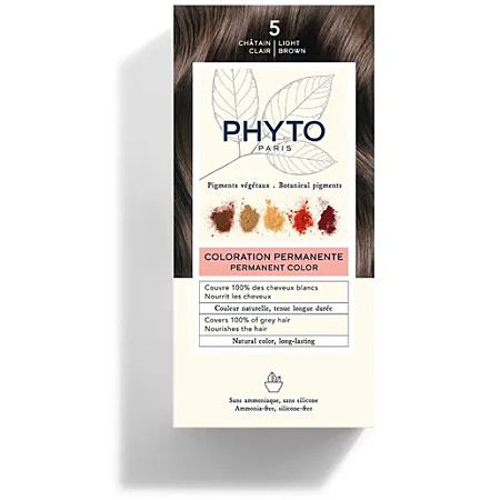 Coloration permanente couleur: chataîn clair