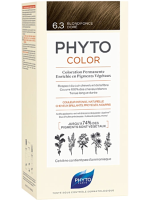 Phytocolor coloration permanente - coloration : 6.3 blond foncé doré