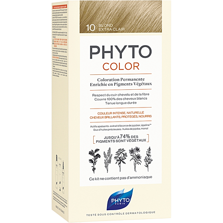 3338221010599_1 Phytocolor 10 Blond Extra Clair Kit De Coloration