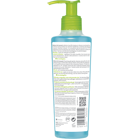 Bioderma Sébium gel moussant nettoyant peau grasse 200ml