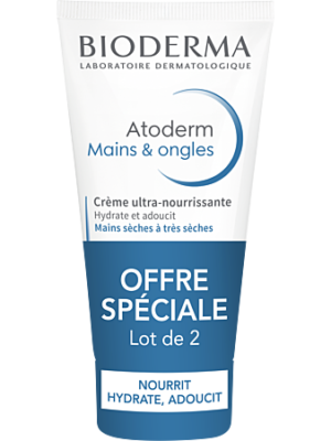 Bioderma Atoderm Crème mains lot 2x50ml