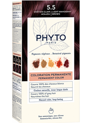 Kit coloration - 5.5 marron acajou nouvelle teinte