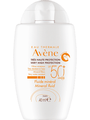 Eau Thermale Avène - Solaire - Fluide minéral SPF 50+ 40ml