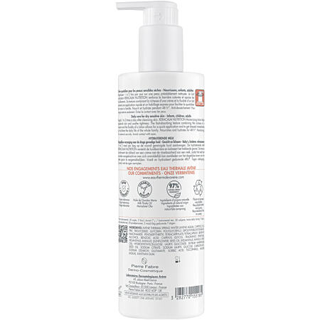 Avène Xéracalm Nutrition lait nutrifluide 400ml