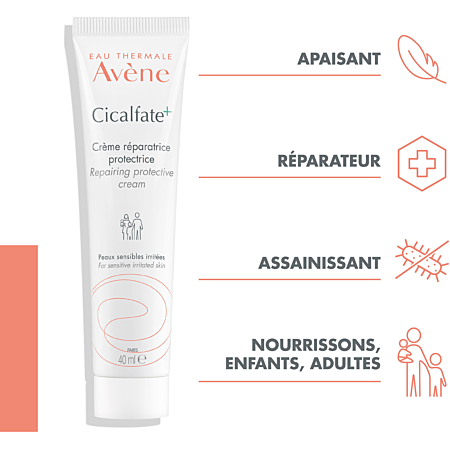 3282770204667_4 Avène Cicalfate+ crème réparatrice protectrice - peaux sensibles et irritées 40 ml