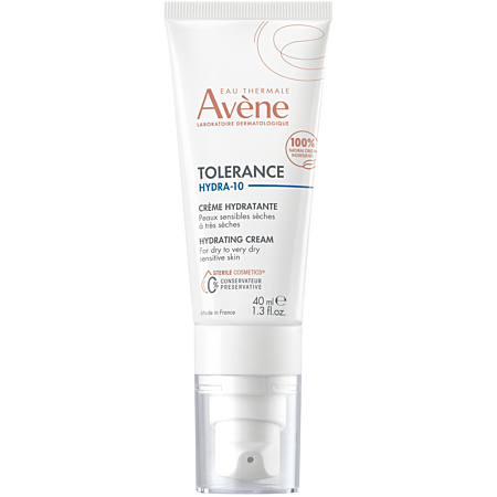 Avène Tolérance Hydra 10 Crème Hydratante Peaux sensibles sèches à très sèches 40ml
