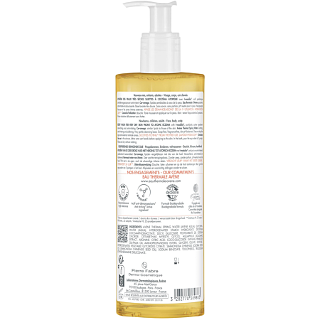 Eau Thermale Avène - Huile Lavante Relipidante Xeracalm A.D 400ml