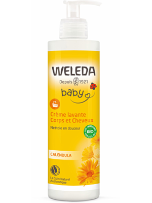 Weleda Crème lavante corps et cheveux calendula - 400 ml