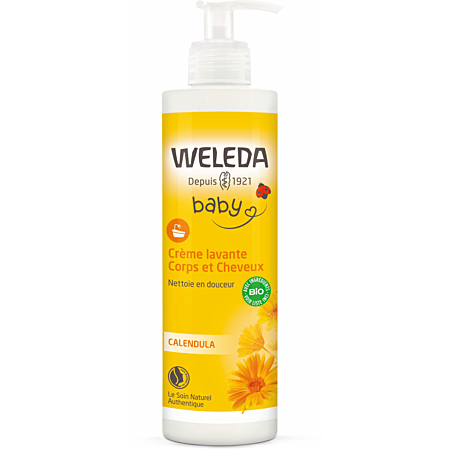 Weleda Crème lavante corps et cheveux calendula - 400 ml