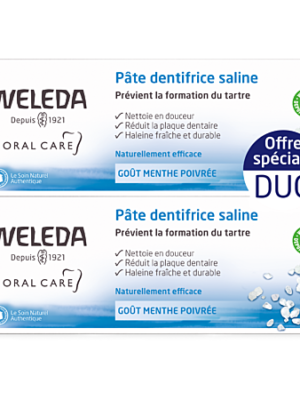 Weleda Pâte dentifrice saline lot 2x75ml