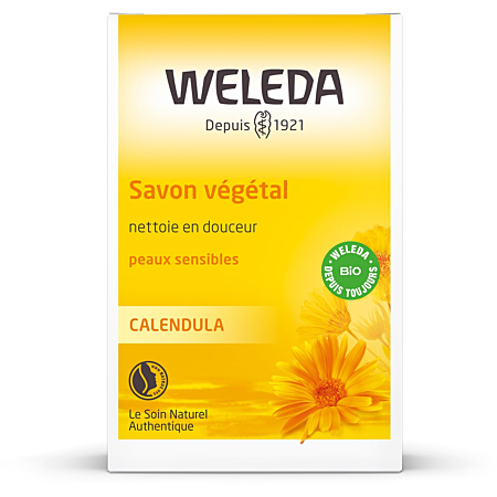 3596206198001_1 Weleda Savon végétal au calendula 100g